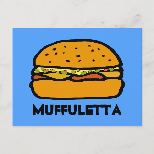 Carte Postale Muffuletta Nouvelle-Orléans (Devant)