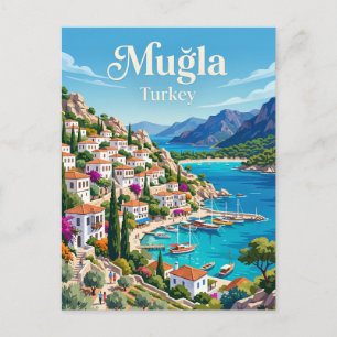 Carte Postale Muğla Turquie
