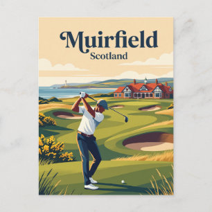 Carte Postale Muirfield, Écosse