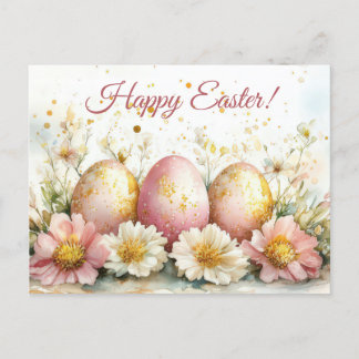 Carte postale multicolore d'Aquarell Oster avec oe