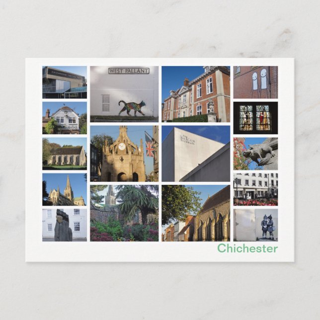 Carte Postale Multiimage Chichester (Devant)