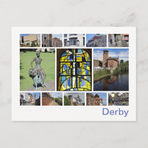 Carte postale multiimage Derby