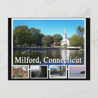 Carte Postale Multiview Milford Connecticut