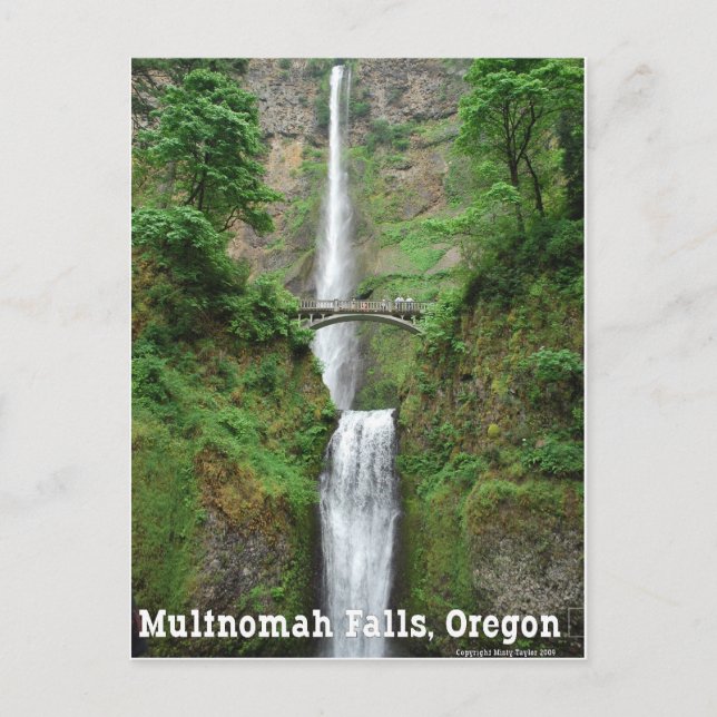 Carte Postale Multnomah Falls, OU (Devant)