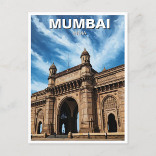 Carte Postale Mumbai Travel Souvenir