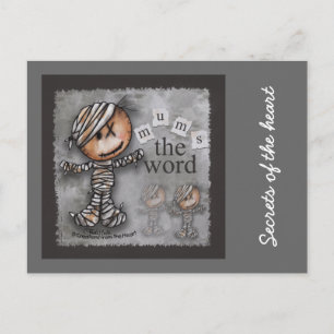 Carte Postale Mummy primitive Mums le mot