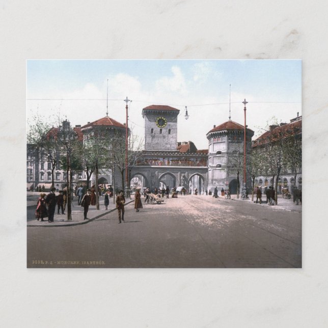 Carte Postale München Isartor (Devant)