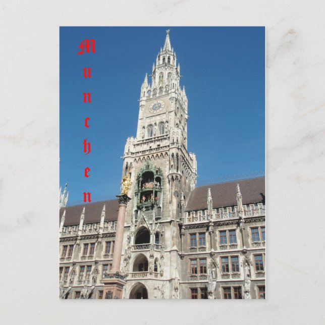 Carte Postale munich 001, Munchen (Devant)