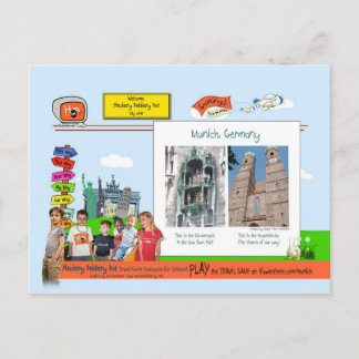 Carte Postale Munich, Allemagne