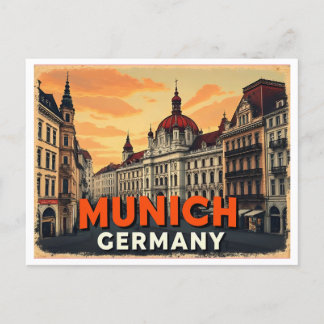CARTE POSTALE MUNICH ALLEMAGNE VINTAGE