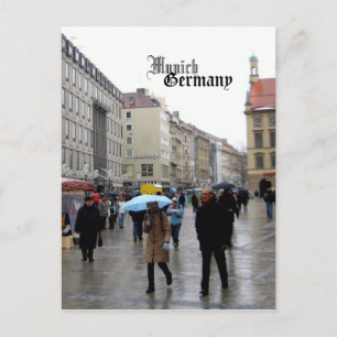 Carte Postale Munich Allemagne Voyage Souvenir
