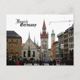 Carte Postale Munich Allemagne Voyage Souvenir