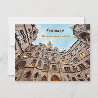 Carte Postale Munich Allemande, Personnalisée
