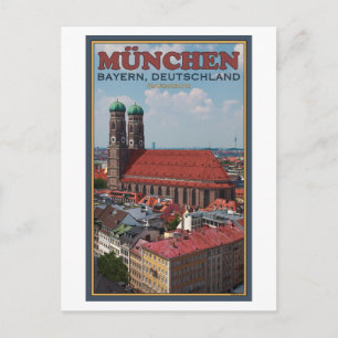 Carte Postale Munich Frauenkirche (Portrait)
