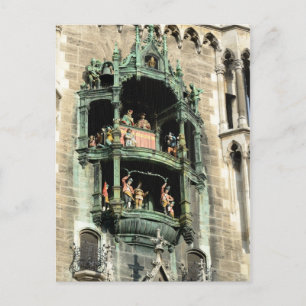 Carte Postale munich neues rathaus glockenspiel