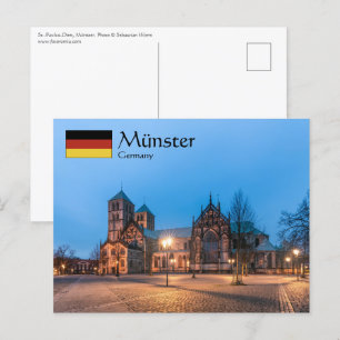 Carte Postale Münster Allemagne