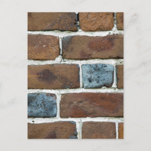 CARTE POSTALE MUR BRICKS