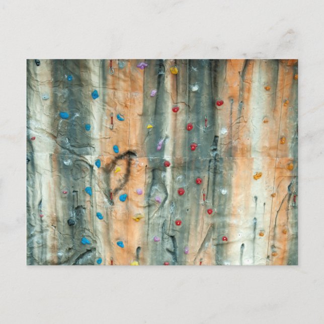 Carte Postale Mur d'Escalade de roche intérieure (Devant)