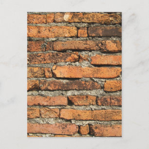 Carte Postale Mur en briques antique