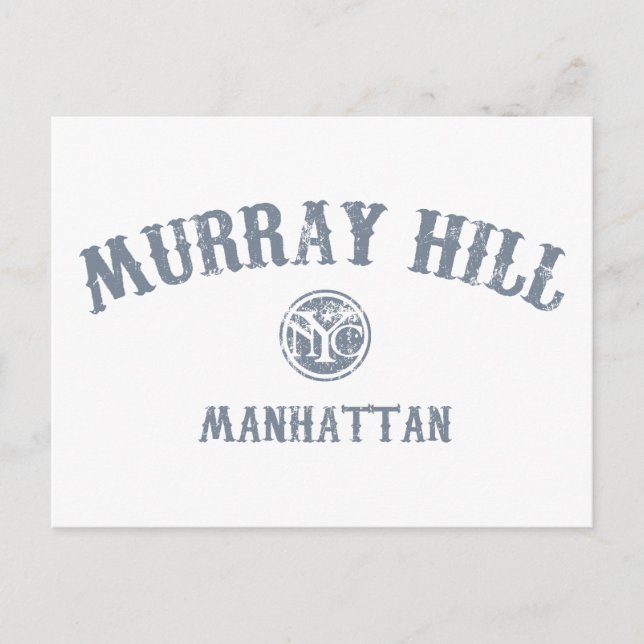 Carte Postale Murray Hill (Devant)