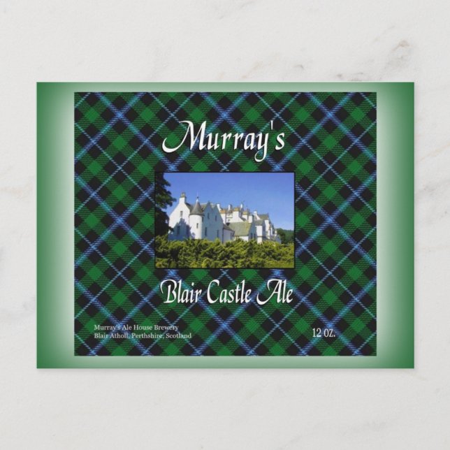 Carte Postale Murray's Blair Castle Ale (Devant)