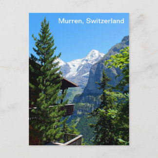 Carte Postale Murren en Suisse