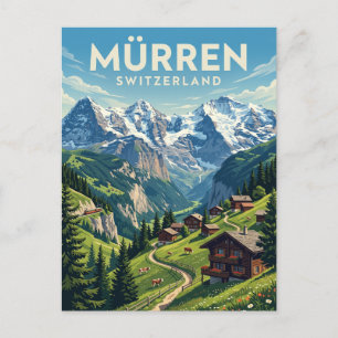 Carte Postale Mürren Suisse
