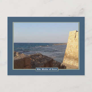Carte Postale Murs d'Acco
