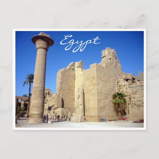 Carte Postale murs karnak egypte (Devant)