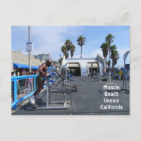 Carte postale Muscle Beach Venice !