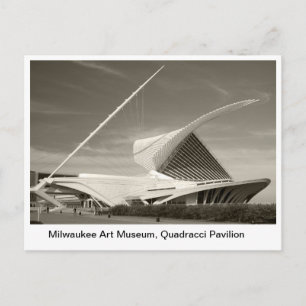 Carte Postale Musée d'Art de Milwaukee, pavillon Quadracci