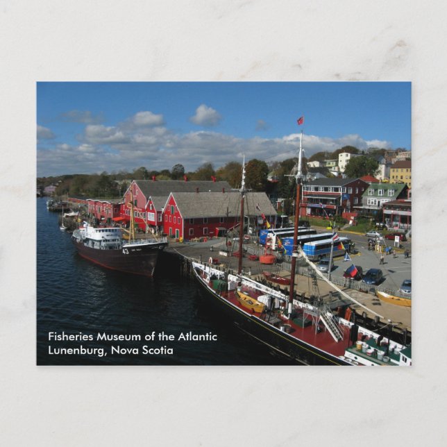 Carte Postale Musée des Pêches de l'Atlantique, Vue aérienne (Devant)