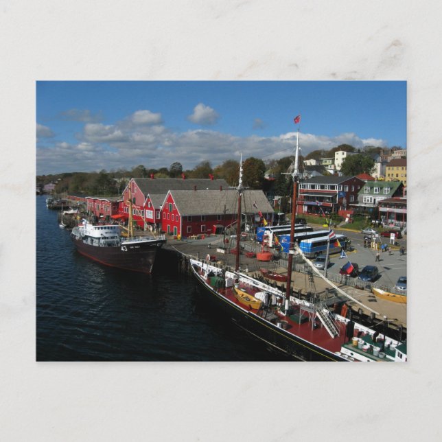 Carte Postale Musée des Pêches de l'Atlantique, Vue aérienne (Devant)