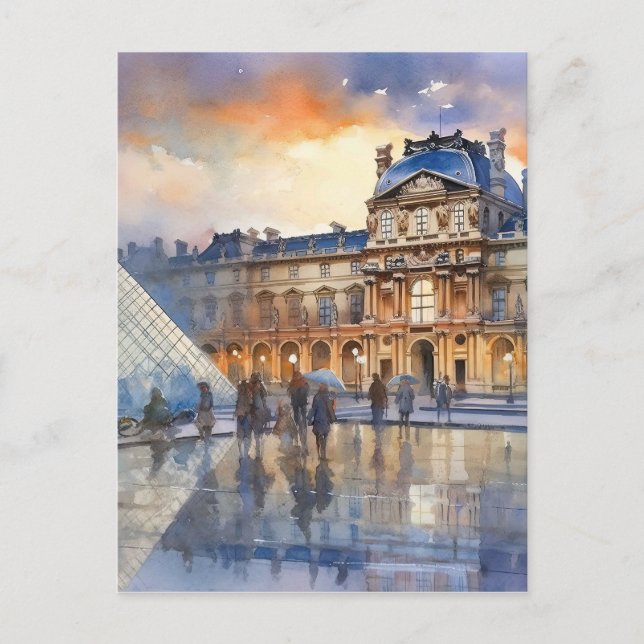 Carte Postale Musée du Louvre Paris Art (Devant)