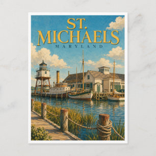 Carte Postale Musée maritime de St. Michaels Maryland GeoSaga
