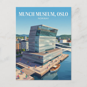 Carte Postale Musée Munch, Oslo, Norvège Norvège
