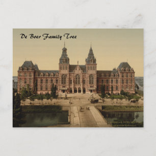 Carte Postale Musée National, Amsterdam, Pays-Bas