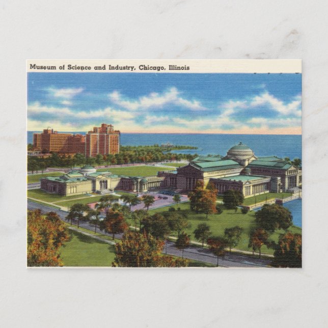 Carte Postale Museum of Science and Industry, Chicago, Illinois (Devant)