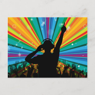 Carte postale Music DJ