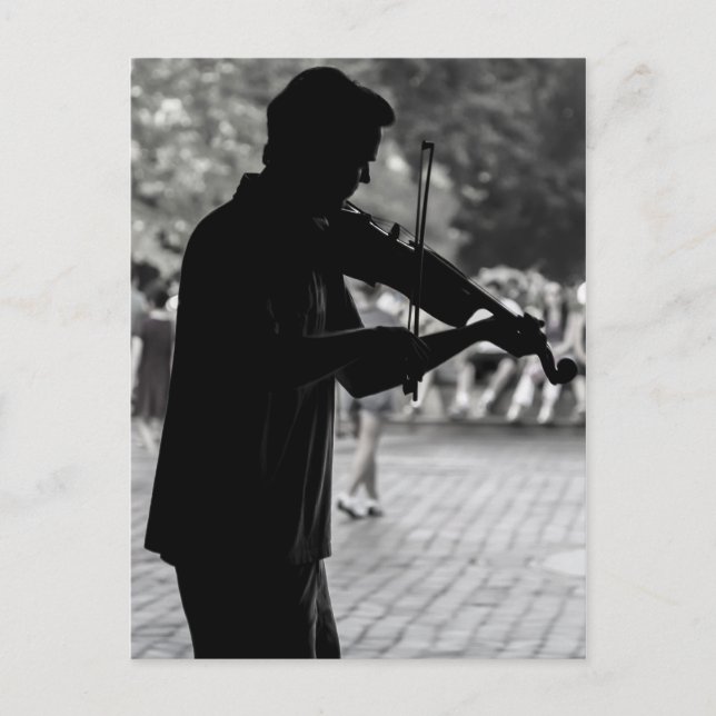 Carte Postale Musicien de rue de New York (Devant)