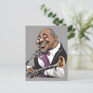 Carte Postale musiciens de jazz