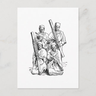 Carte Postale Musiciens Hova