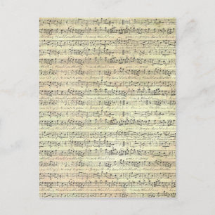 Carte Postale musique ancienne