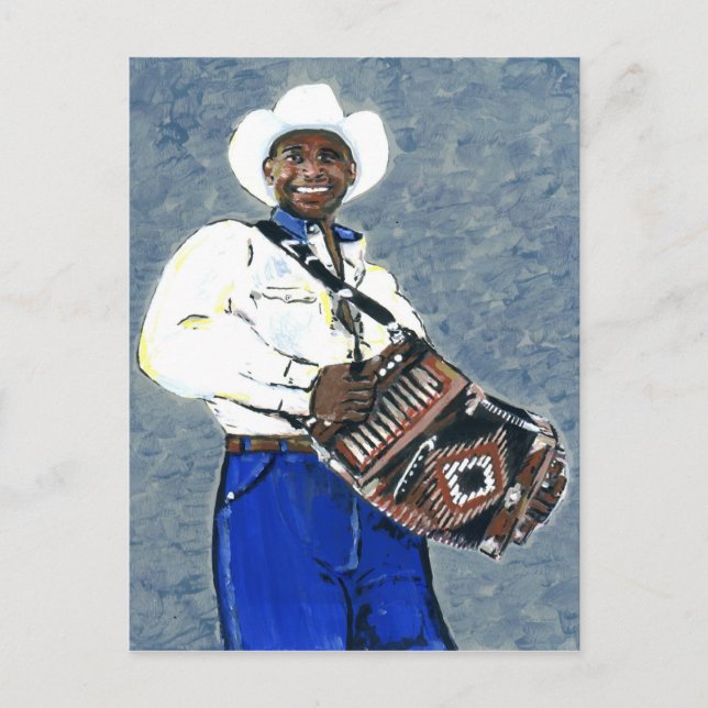 Carte Postale Musique Cajun Zydeco (Devant)