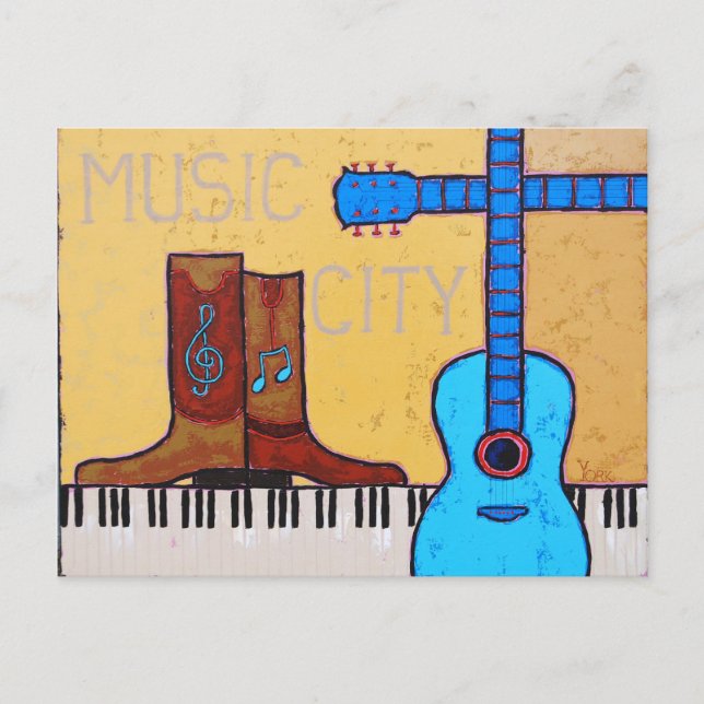 Carte postale MUSIQUE CITY (Devant)