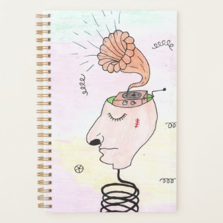 Carte postale "Musique dans ma tête"
