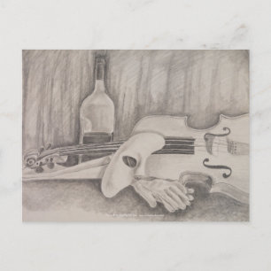 Carte Postale "Musique de la nuit" de T.S. Tire Postcard