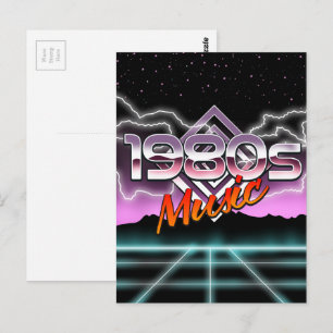 Carte Postale Musique des Années 80