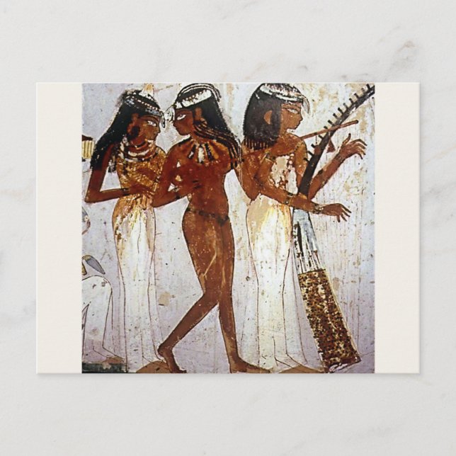 Carte Postale Musique égyptienne antique (Devant)