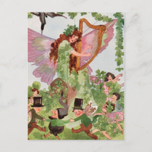 Carte Postale Musique Féerie Lecture de musique